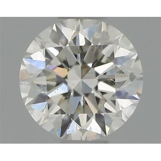 0.30 Carat Round H VS2 EX IGI Natural Diamond