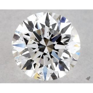 0.31 Carat Round D SI2 EX GIA Natural Diamond