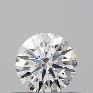 0.45 Carat Round H VS2 EX GIA Natural Diamond