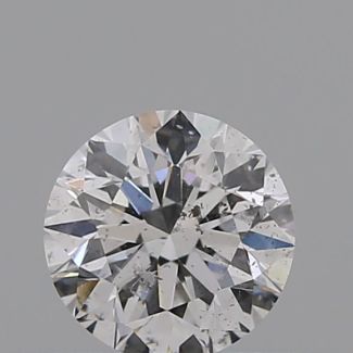 0.30 Carat Round D I1 VG EX GIA Natural Diamond