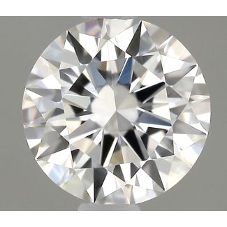 0.36 Carat Round E VVS2 EX GIA Natural Diamond