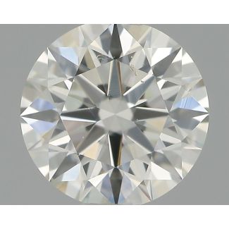 0.6 Carat Round G SI1 EX GIA Natural Diamond