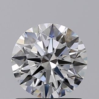 0.90 Carat Round E SI1 EX GIA Natural Diamond