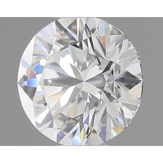 0.46 Carat Round D VVS1 EX GIA Natural Diamond