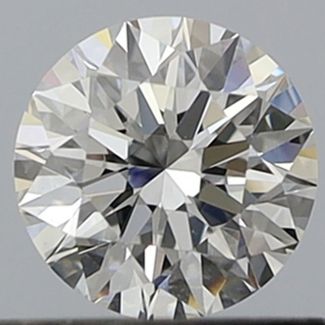 0.36 Carat Round F VVS1 EX GIA Natural Diamond