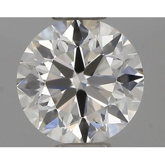 0.43 Carat Round F VS1 EX IGI Natural Diamond