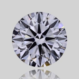 0.57 Carat Round E VVS1 EX GIA Natural Diamond