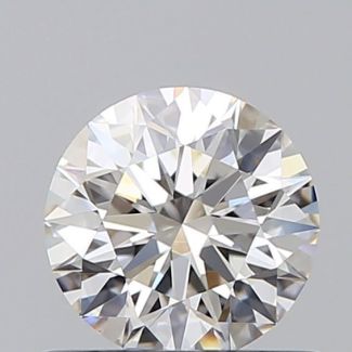 0.55 Carat Round H VVS2 EX GIA Natural Diamond