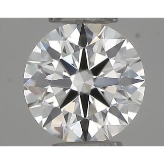 0.23 Carat Round H VVS1 EX IGI Natural Diamond