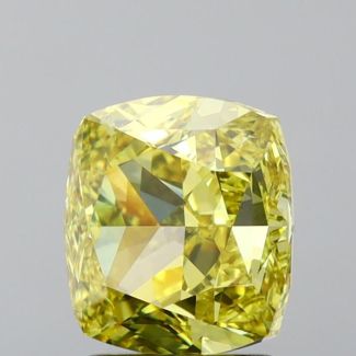 3.02 Carat Cushion Brilliant Fancy Brown Yellow VS2 - EX VG GIA Natural Diamond