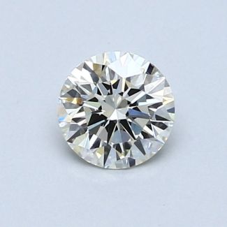 0.59 Carat Round H VS1 EX GIA Natural Diamond