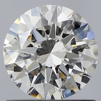 0.9 Carat Round E VVS1 EX GIA Natural Diamond