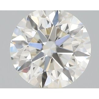 0.34 Carat Round H VS1 EX GIA Natural Diamond