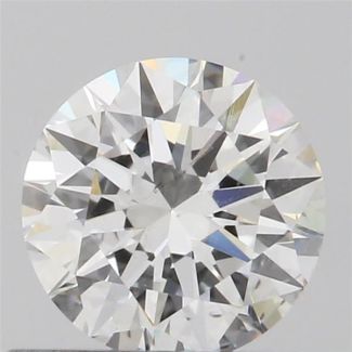 0.51 Carat Round F SI1 EX VG GIA Natural Diamond