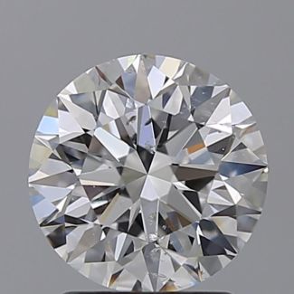 1.7 Carat Round F SI2 EX GIA Natural Diamond