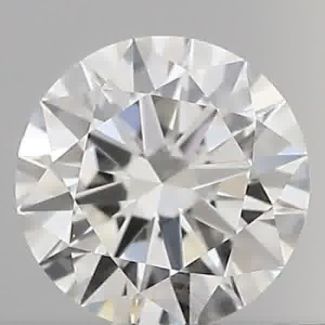 0.30 Carat Round G VVS2 EX GIA Natural Diamond