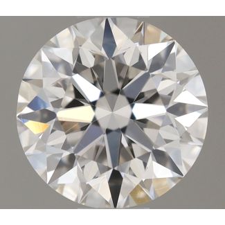 0.58 Carat Round G VVS1 EX GIA Natural Diamond