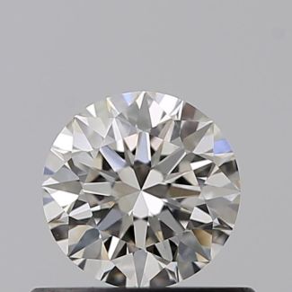 0.45 Carat Round J VS1 EX VG GIA Natural Diamond