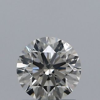 0.90 Carat Round J SI2 EX VG GIA Natural Diamond