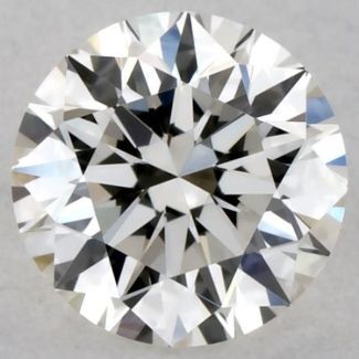 0.28 Carat Round I VVS1 EX GIA Natural Diamond