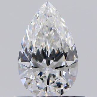 0.50 Carat Pear F VVS2 - VG GIA Natural Diamond