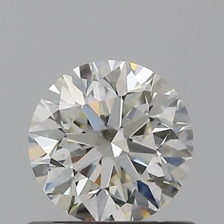 0.6 Carat Round H VS1 EX IGI Natural Diamond