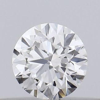 0.18 Carat Round G VVS1 EX GIA Natural Diamond