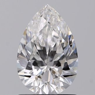 1.00 Carat Pear E VVS1 - EX GIA Natural Diamond