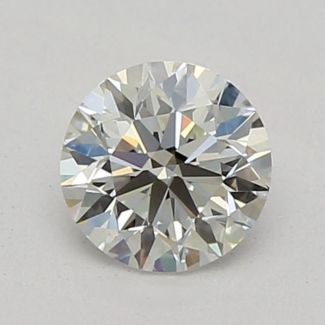 0.30 Carat Round H VVS2 VG EX GIA Natural Diamond