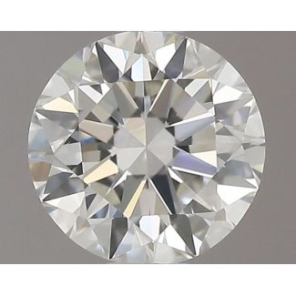 0.5 Carat Round F VS2 EX GIA Natural Diamond