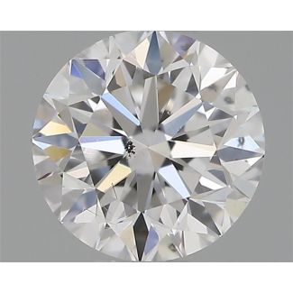 0.40 Carat Round D SI1 VG GIA Natural Diamond