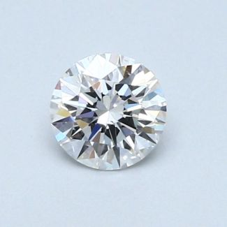 0.46 Carat Round E SI1 EX VG GIA Natural Diamond