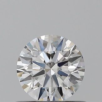 0.5 Carat Round F VS2 EX GIA Natural Diamond