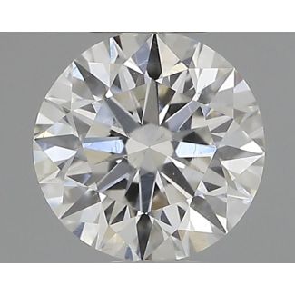 0.36 Carat Round E SI1 EX VG GIA Natural Diamond