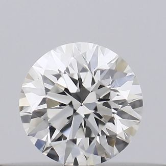 0.18 Carat Round F VS2 EX VG GIA Natural Diamond