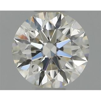 0.30 Carat Round H VS2 EX VG IGI Natural Diamond