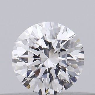 0.21 Carat Round D VVS1 EX GIA Natural Diamond