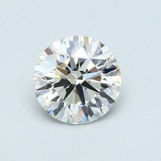 0.59 Carat Round H VS2 VG GIA Natural Diamond