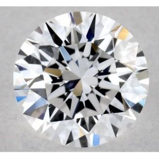 0.32 Carat Round D VVS2 EX GIA Natural Diamond