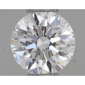 0.28 Carat Round F VVS1 EX GIA Natural Diamond