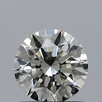 0.80 Carat Round K VS1 EX VG GIA Natural Diamond