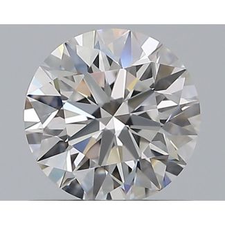 0.65 Carat Round E VVS1 EX GIA Natural Diamond