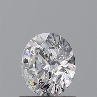 0.8 Carat Round D SI2 EX VG GIA Natural Diamond