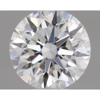 0.32 Carat Round E VVS1 EX VG GIA Natural Diamond