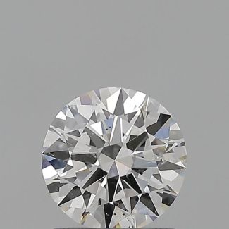 0.91 Carat Round E SI2 EX GIA Natural Diamond