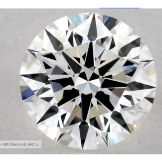 0.35 Carat Round I VS1 EX GIA Natural Diamond