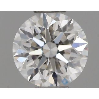 0.37 Carat Round G VVS2 EX GIA Natural Diamond