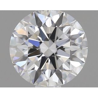 0.33 Carat Round F VVS1 EX GIA Natural Diamond