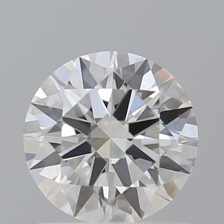 0.71 Carat Round F VVS1 EX GIA Natural Diamond