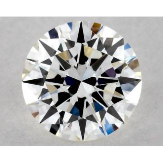 0.57 Carat Round H VS1 EX GIA Natural Diamond